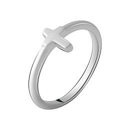 Срібна каблучка без каменів