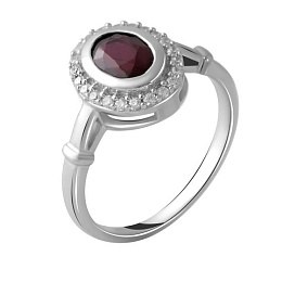 Серебряное кольцо с рубином 1.405ct