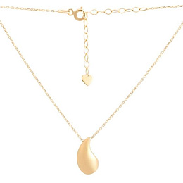 A gold necklace without stones