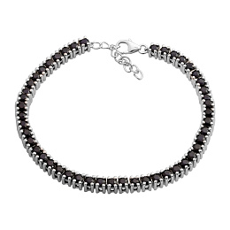 Silver bracelet with sapphire 7.768ct