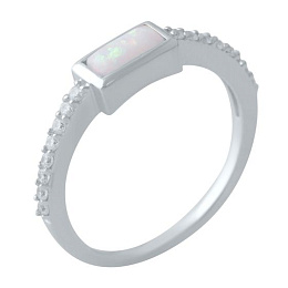 Срібна каблучка з опалом 0.373ct