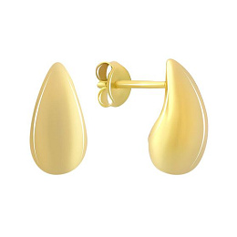 Silver earrings without stones