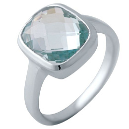 Серебряное кольцо с топазом 6.075ct