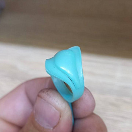 Silver ring without stones