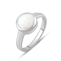 Серебряное кольцо с опалом 0.8ct