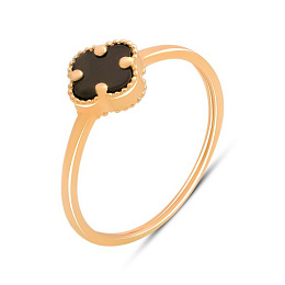 Золотое кольцо с ониксом