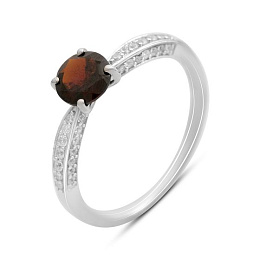 Серебряное кольцо с гранатом 1.326ct
