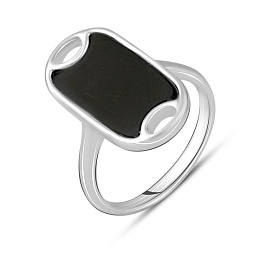 Серебряное кольцо с ониксом 1.525ct