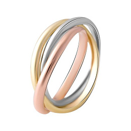 Silver ring without stones