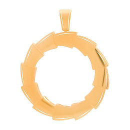 Серебряная подвеска с фианитами 0.48ct