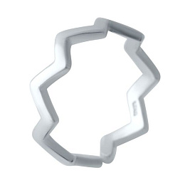 Silver ring without stones