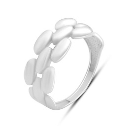 Silver ring without stones