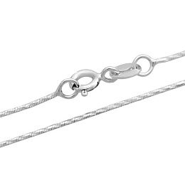 Серебряная цепочка без камней