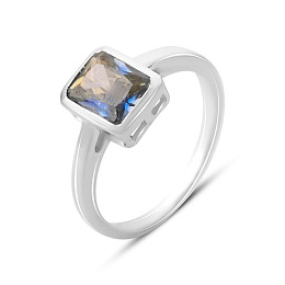 Серебряное кольцо с мистик топазом 2.302ct