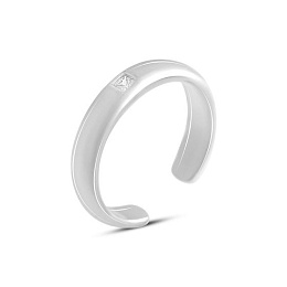 Silver Ring with Fianites