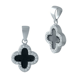 Silver pendant with yemallu