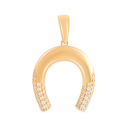 Silver pendant with cubic zirconia 0.42ct