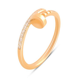 Серебряное кольцо с фианитами 0.13ct
