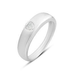 Silver Ring with Fianites