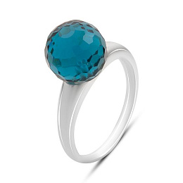 Silver Ring with Fianites