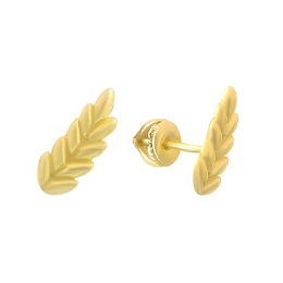 Silver earrings without stones