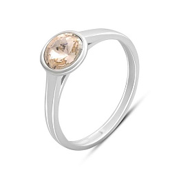 Silver Ring with Fianites