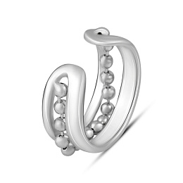 Серебряное кольцо без камней