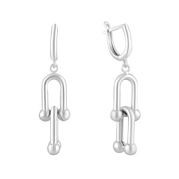 Золотые серьги без камней