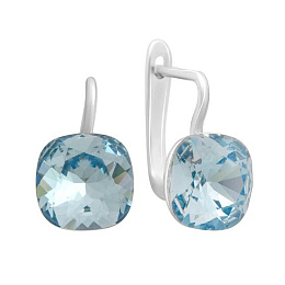 Silver Earrings with Fianites