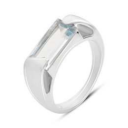 Срібна каблучка з топазом 2.875ct