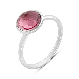 Silver Ring with Fianites