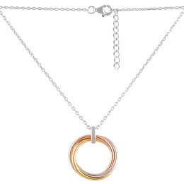 Silver necklace without stones