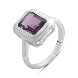 Срібна каблучка з олександритом 4ct