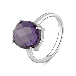 Серебряное кольцо с александритом 5.95ct