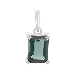 Silver pendant with London Blue topaz 1.358ct