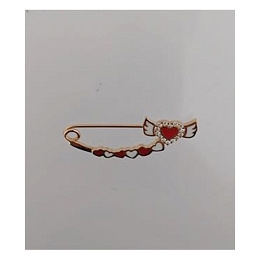 Серебряная подвеска с фианитами 0.14ct, емаллю