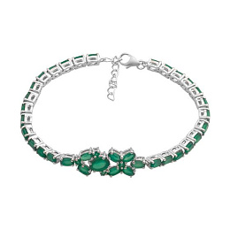 Sterling silver bracelet with agate 7.385ct