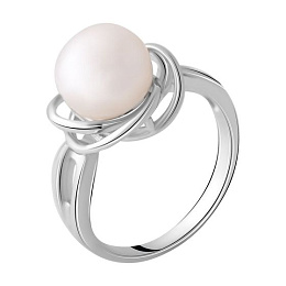 Срібна каблучка з перлами 4.376ct