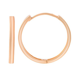 Золотые серьги без камней