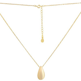 Silver necklace without stones