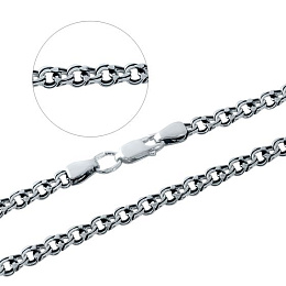 Silver chain without stones