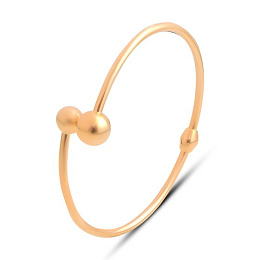 Gold bracelet without stones