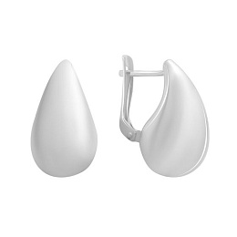 Gold earrings without stones