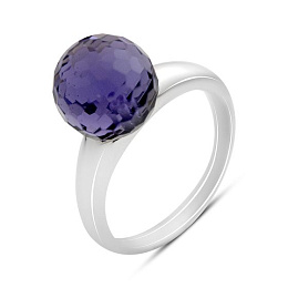 Silver Ring with Fianites