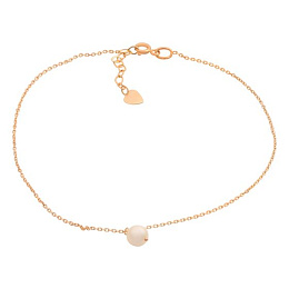 Gold bracelet with pearls