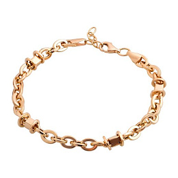 Gold bracelet without stones