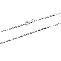 Silver chain without stones