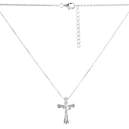 Срібне кольє без каменів