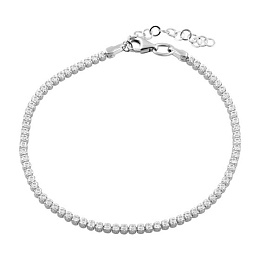 Золотой браслет с фианитами 1.44ct