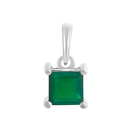 Срібна підвіска з агатом 0.617ct